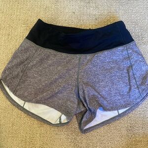 Lululemon black and gray shorts. Size 2.